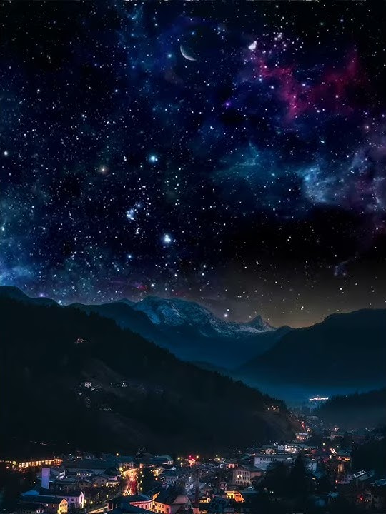 Video langit malam tanpa musik