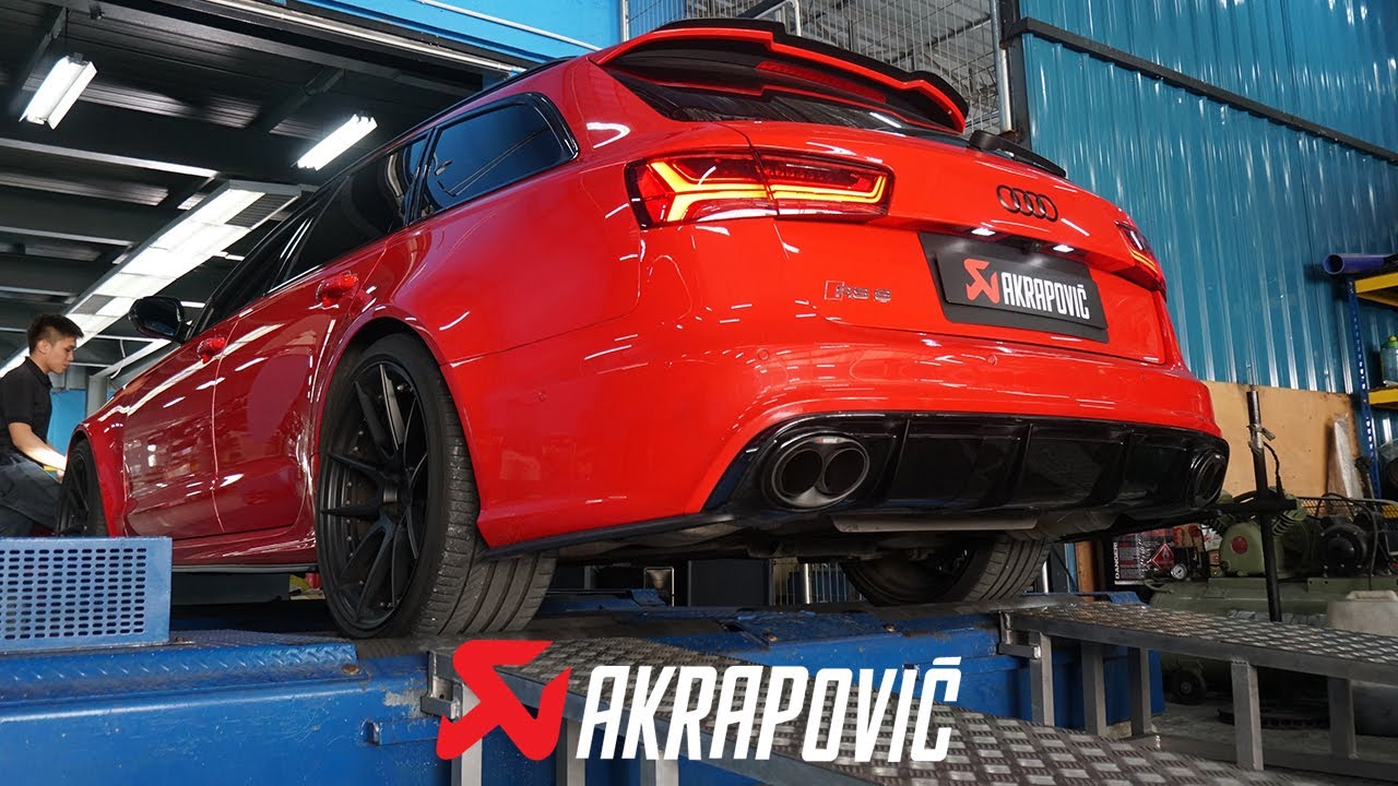 AUDI RS6 C7 X AKRAPOVIC EXHAUST | DYNO RUN | REVO STAGE 1