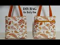 How to make Daily use Tote bag at home | Cloth bag for daily use | Shopping bag sewing tutorial