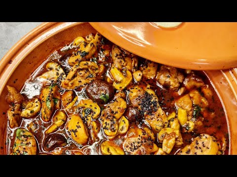 פרגיות ערמונים ופטריות ברוטב אסייתי