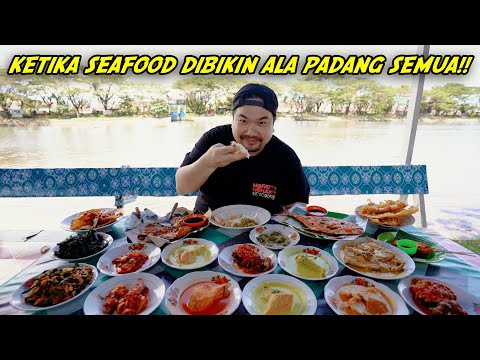 NEX MAKAN LESEHAN SEMEJA PENUH DI WARUNG TEPI SUNGAI