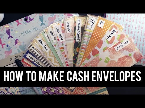 How to Make Cash Envelopes | Dave Ramsey Cash Envelope System | Hello Muffin