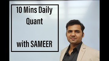 Daily 10 Minutes Quant With Sameer - Concept Of Increase In Number Of Zeroes In Factorial