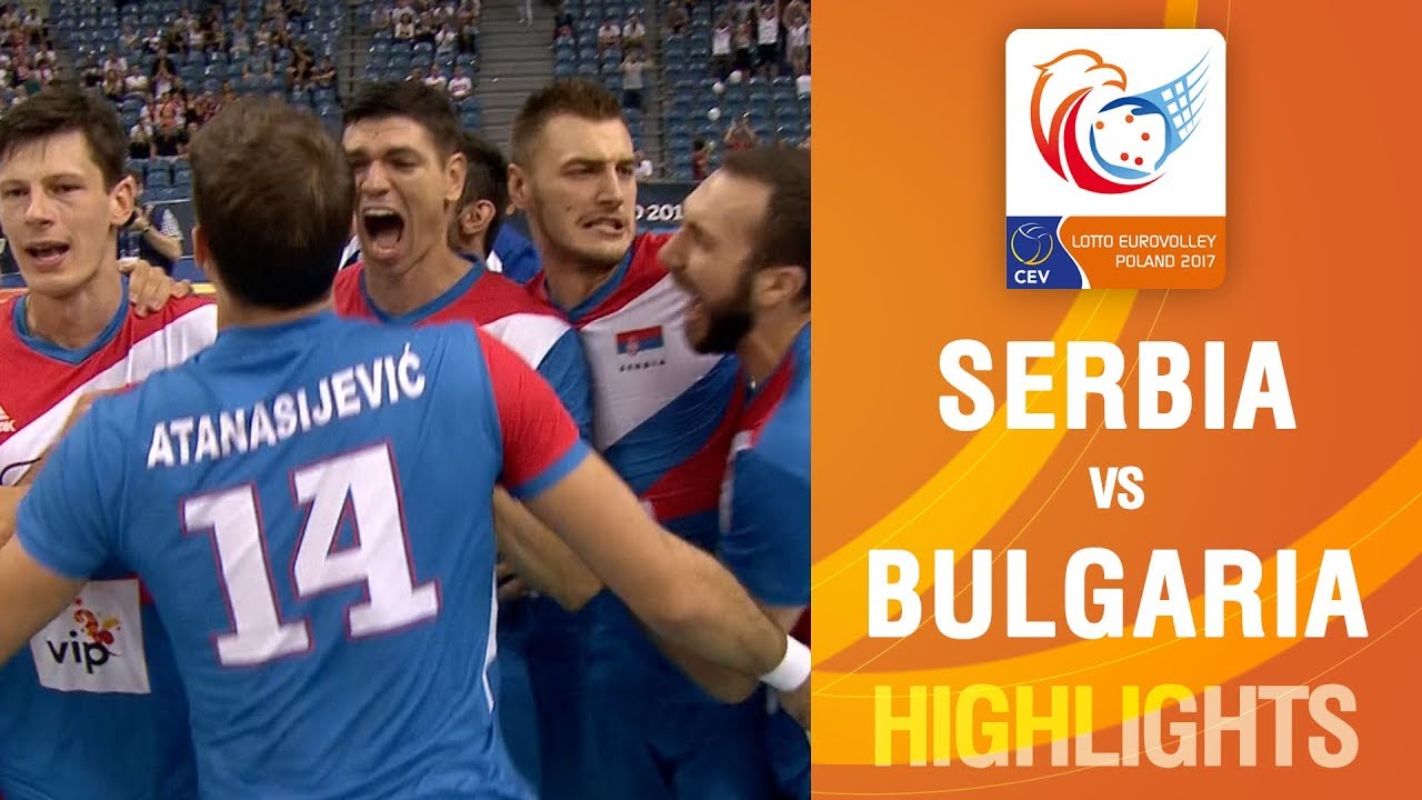 Highlights | Serbia vs Bulgaria | LOTTO EUROVOLLEY POLAND 2017 - YouTube
