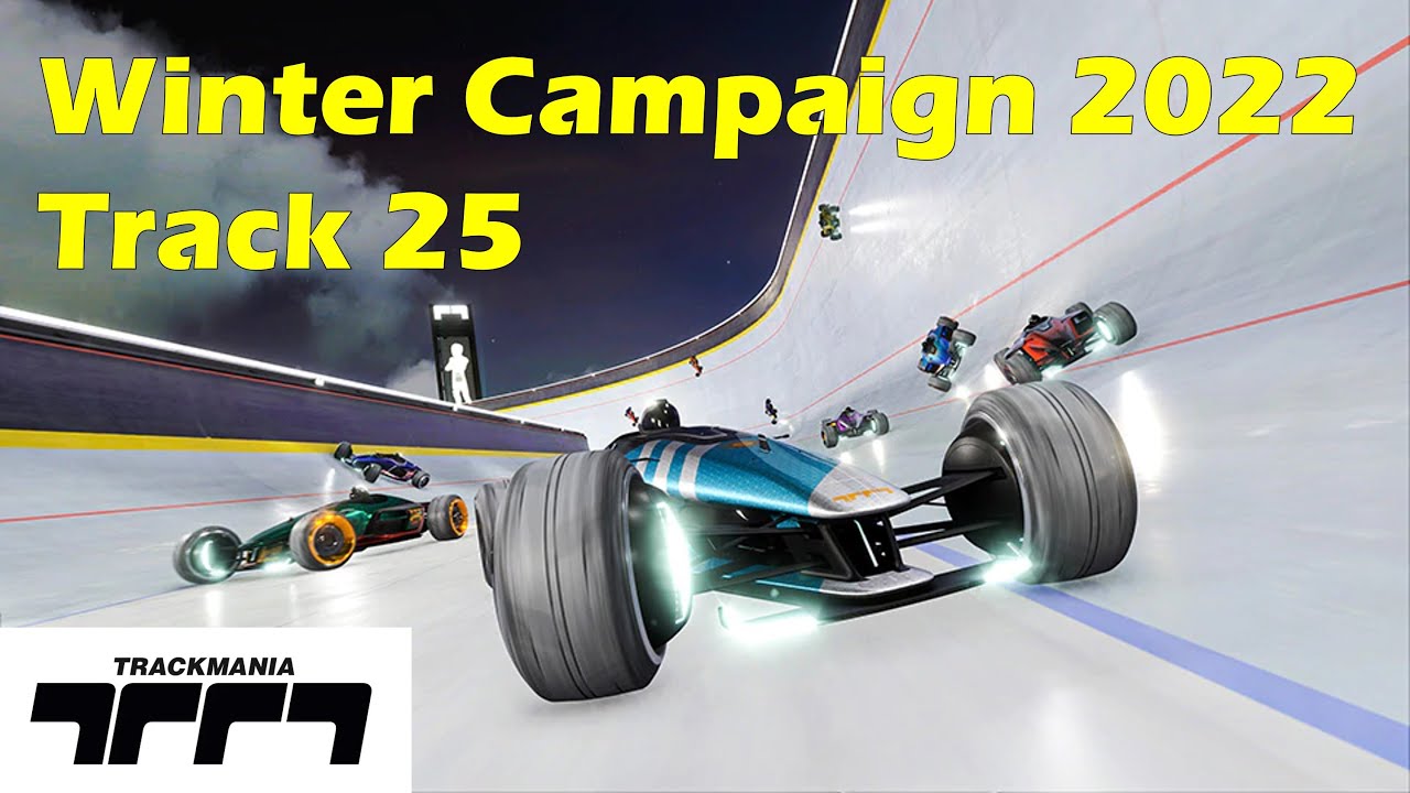 Trackmania: Hunting Winter Campaign Map 25 Gold medal