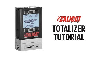 Alicat Mass Flow Meter: Tutorial - Totalizer for 8v Firmware