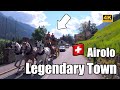 Airolo the legendary town southern of the gotthard massif  switzerland