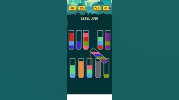 water sort puzzle - level 3766