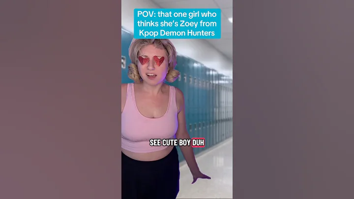 POV: that girl who thinks she’s Zoey from Kpop Demon Hunters #kpopdemonhuntersnetflix #shorts #funny