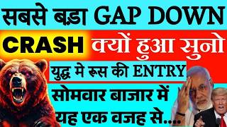 अचानक घोषणा और धड़ाम ! और फिर Recovery 🔴 | Monday Market Prediction| Nifty Prediction| Bank Nifty
