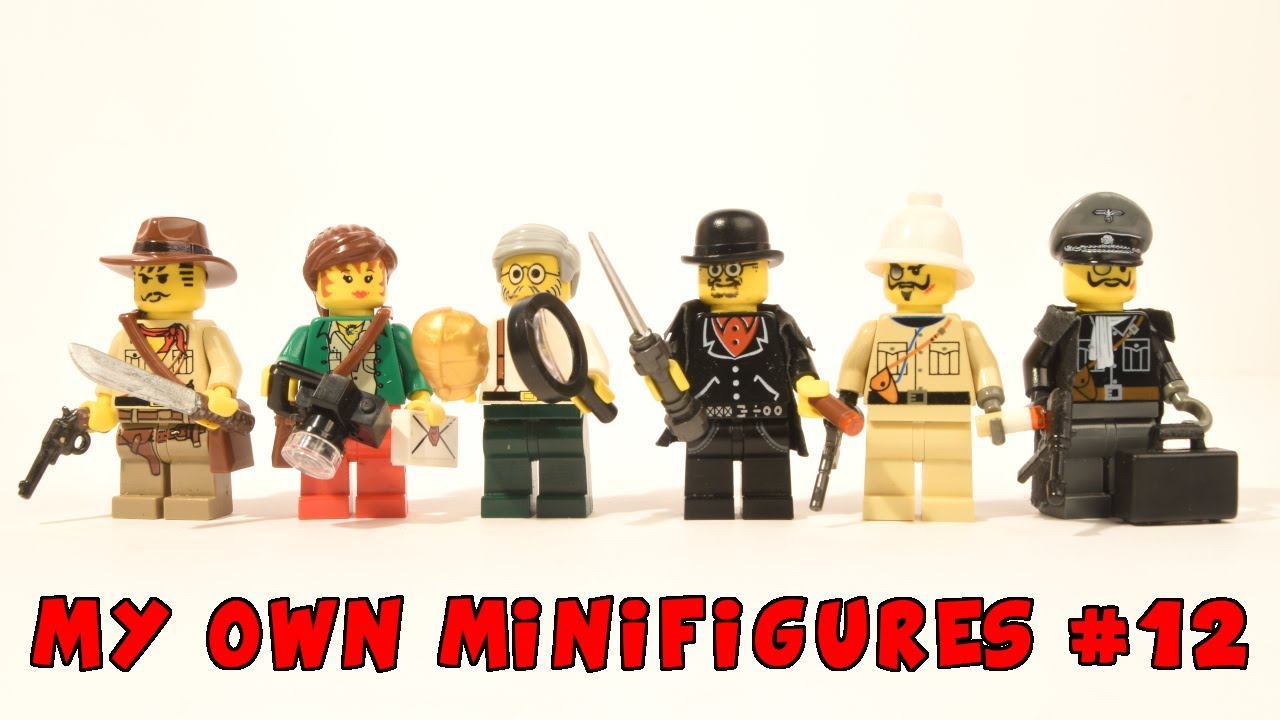 My Own Minifigures 12 LEGO Adventurers YouTube
