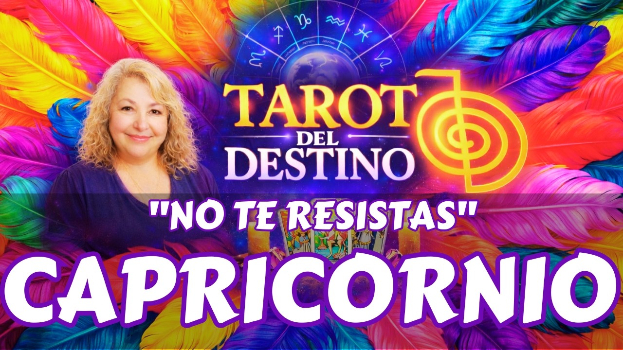CAPRICORNIO ♑ ESTÁIS HECHOS EL UNO PARA EL OTRO… NO TE RESISTAS | Tarot del Destino #capricornio
