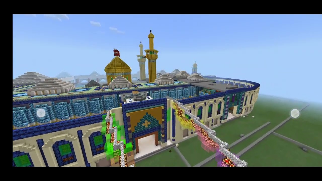مرقد الامام الحسين في ماين كرافت ولاده الامام علي
