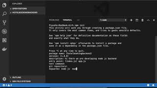 Node js Backend - Hotel Booking backend - Tut - 1