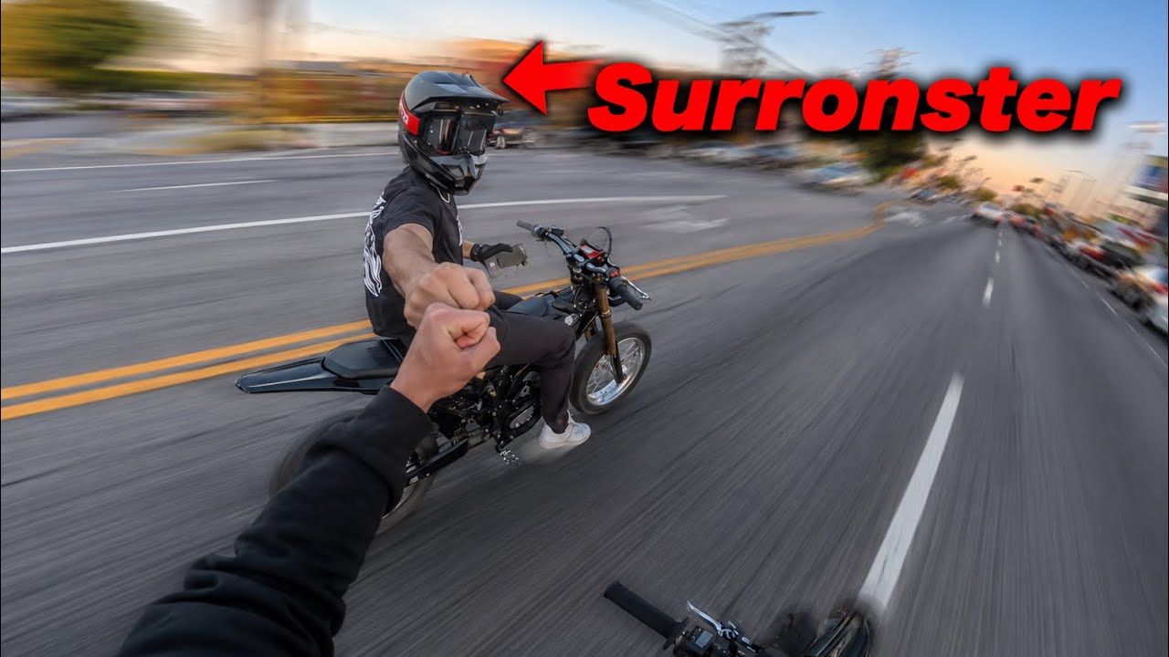 UltraRyder Rides With Surronster In DTLA
