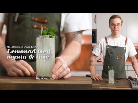 Mocktails med David Kringlund – Lemonad med mynta & lime