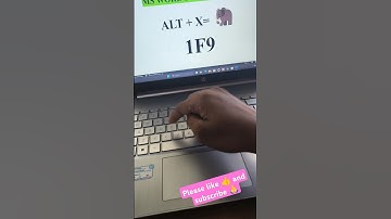 Elephant 🐘 image in Ms Word.. MsWord Magic Symbol Shortcut Keys..Ms word tips #shorts #youtubeshorts