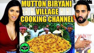 MUTTON BIRYANI | Layered Mutton Biryani Recipe | Village Cooking Channel | REACTION!!