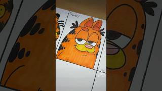 Garfield in 5 Cartoon Styles Part 2!! #shorts #garfield #bluey