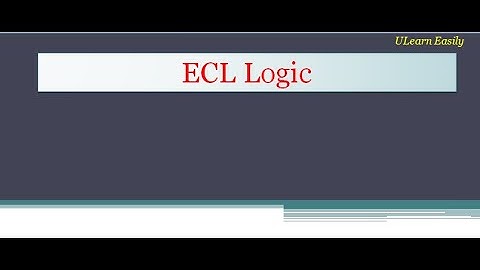ECL LOGIC