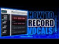 How to Record Vocals in Cakewalk | Vocal Comping | Hip Hop Recording