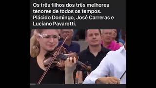 Apresentação dos tenores filhos de Plácido Domingo, José Carreras e Luciano Pavarotti
