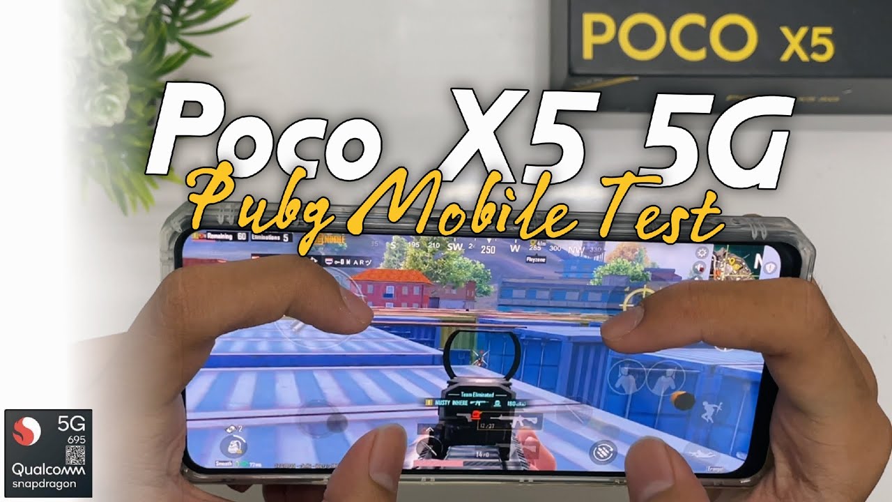 Poco X5 5G Snapdragon 695 Pubg Mobile Gaming Test in 2025