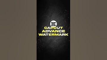 Capcut Advance Watermark|Capcut Tutorial #shorts #capcut #tutorial