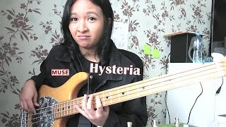 "Hysteria" - MUSE (Bass Cover by Nissa Hamzah) Nissa Hamzah