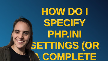 Drupal: How do I specify php.ini settings (or a complete file) for Drush?