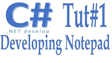C# Project - create notepad in c# part #1 - C# for Absolute Beginners