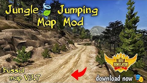 Bussid Map Mod V3.7_ Download Full Detail Road Jungle🍂 Jumping Map Mod For Bus simulator indonesia🍂🍂