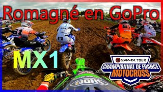 Championnat de France Élite motocross Romagné (en GoPro)