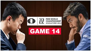 Game 14 | Ding Liren vs Gukesh D. | Fide World Chess Championship 2024