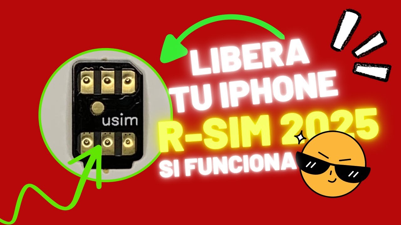 ¡Así desbloqueas cualquier iPhone GRATIS con R-SIM! 🚀 (Fácil y Rápido ...