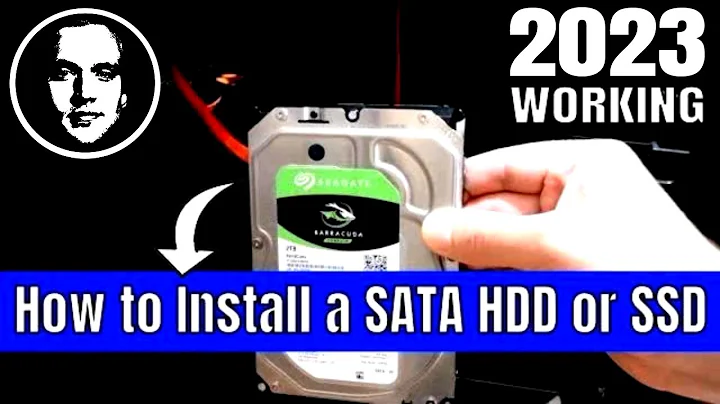 How to Install a SATA Hard Drive or SSD - Windows 10/11 2022 Working Tutorial