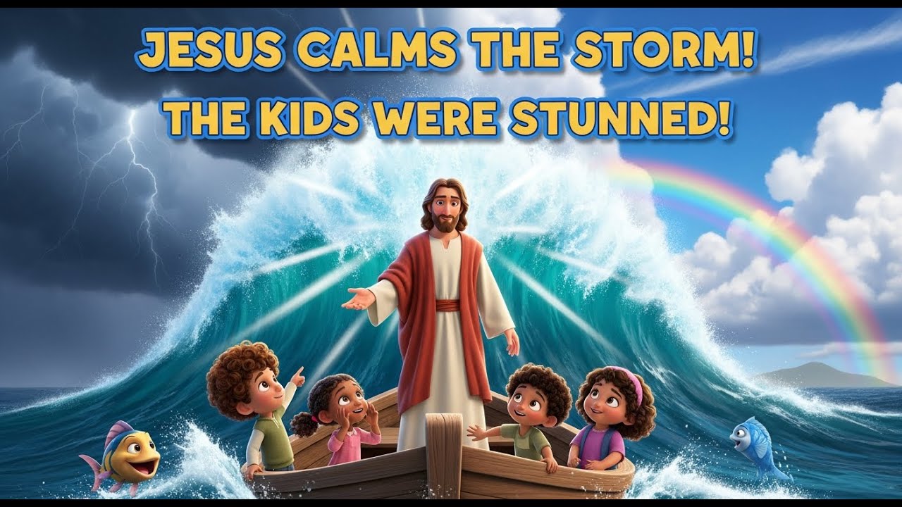 Bible Story for Kids – Jesus Calms the Storm | Little Disciples ...