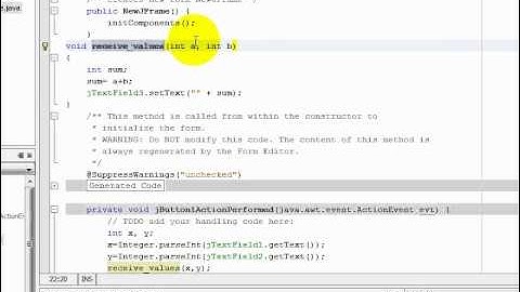 Actual and Formal Parameters and Passing Values to a Method