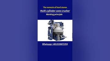 Internal #working principle of multi-cylinder hydraulic #cone crusher