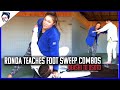 Ronda Teaches How to Deashi to Osoto in Judo | Ronda Rousey&#39;s Dojo #24