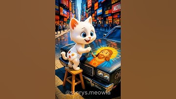 😱 The kitten discovered his talent 🐾🤭 #shorts #ai #short #story #cats #cat