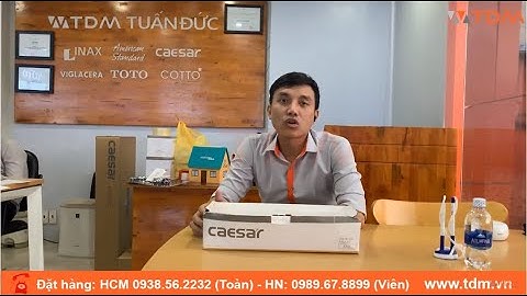TDM.VN | Đập hộp vòi rửa chén Caesar K511C - Vòi gắn chậu bếp nóng lạnh K 511 C