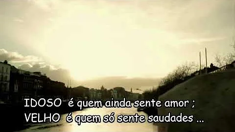 Qual a diferença entre uma pessoa velha é uma pessoa idosa?