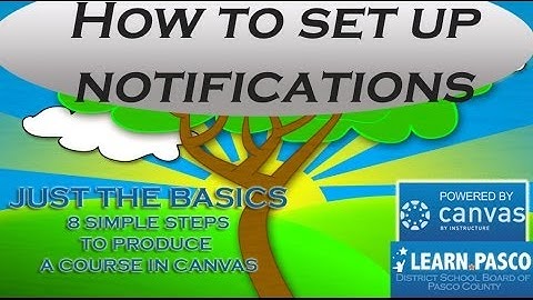 3 How to Set Up Notifications in Canvas