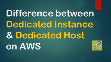 AWS - Shared, Dedicated Instances & Dedicated Host Differences - EC2 Tenancy Models
