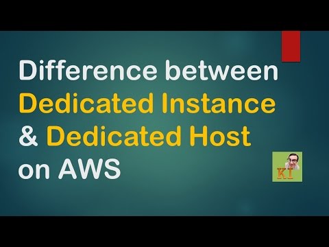 AWS - Shared, Dedicated Instances & Dedicated Host Differences - EC2 Tenancy Models