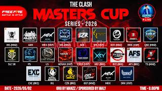 THE CLASH MASTER’S CUP 2026 – SELECTION ROUND | FREE FIRE LIVE TOURNAMENT | GAMING SANA