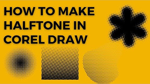 How To Make Halftone Pattern