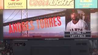 Rockies vs. Giants Starting Lineups 4/8/13