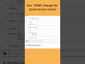 Interviewer: Can Tensor VIEW change the actual tensor value? #datascienceinterview #learn in tamil